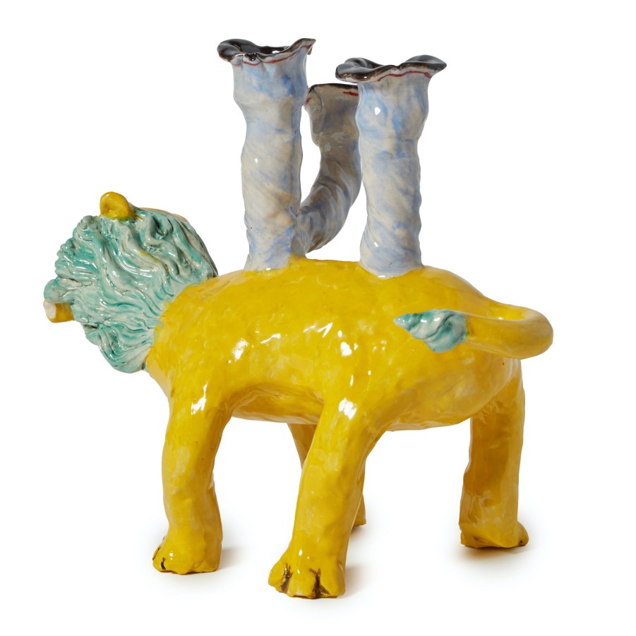 Claudia Rankin Lion Candelabra Clearance