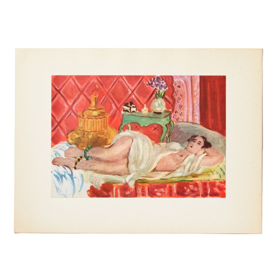 Rarities Henri Matisse Color Plate - Odalisque Rouge New