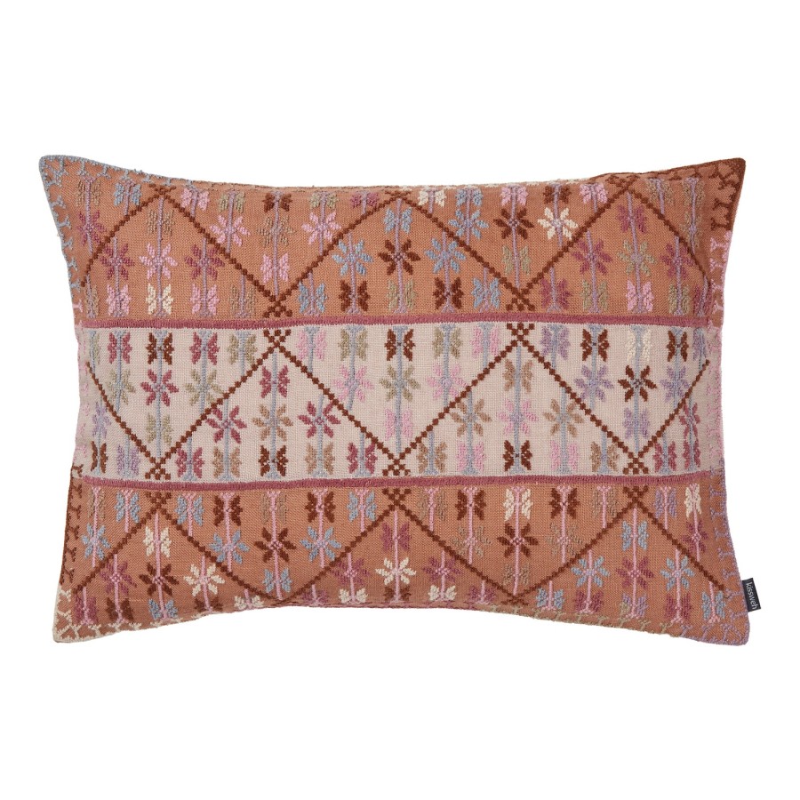 Kissweh Embroidered Pillow - Imm Omar Dusty Rose Online