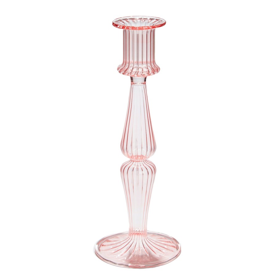 Malaika Luminous Candleholder - Pink Wholesale