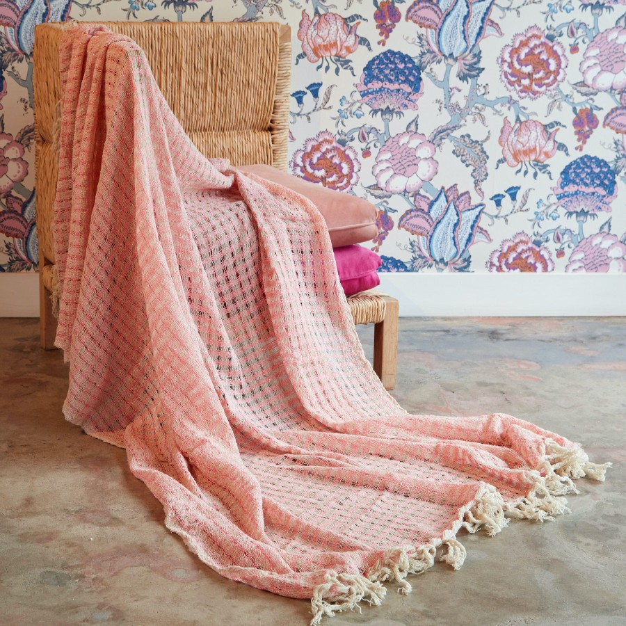 Mexchic Wabi Sabi Blanket - Pink Clearance