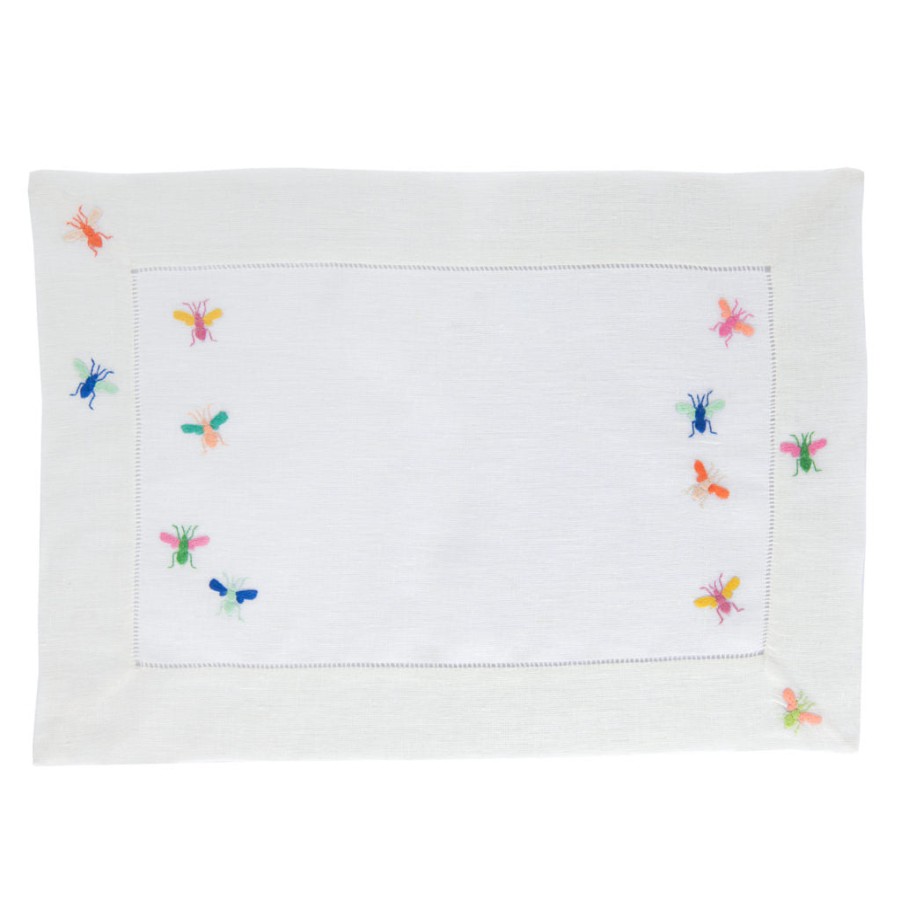 Malaika Embroidered Bees Placemats Online