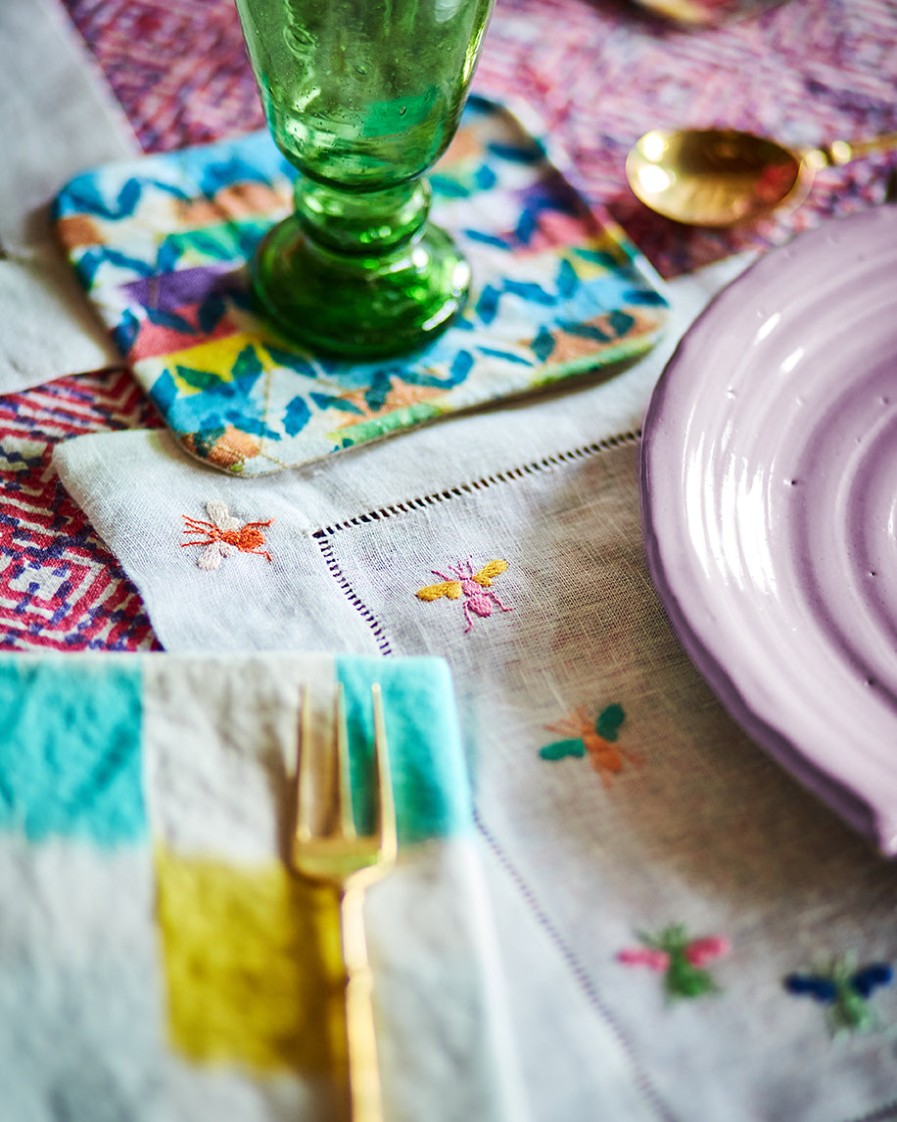 Malaika Embroidered Bees Placemats Online