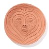 Cara de Planta Terracotta Heart Face Plate Online