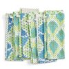 Gregory Parkinson Surround Ikat Napkins - Lemongrass Diamond Sky Hot