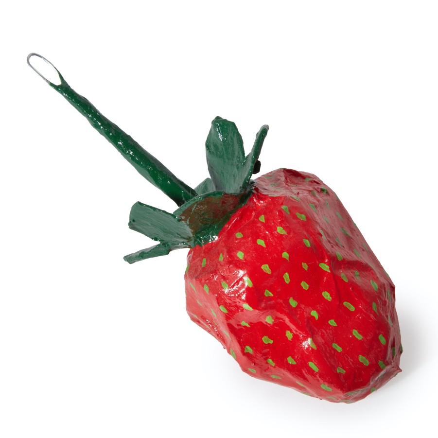 Joanna Skumanich Papier-Mache Strawberry Ornament New