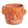 Cara de Planta Face Mug - Red And Orange Hot