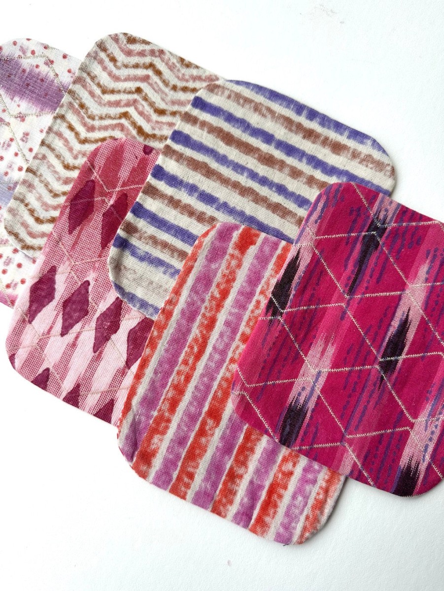 Gregory Parkinson Surround Ikat Coasters - Berry Zest Clearance