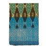 Gregory Parkinson Surround Ikat Tablecloth - Diamond Aqua Noir Hot