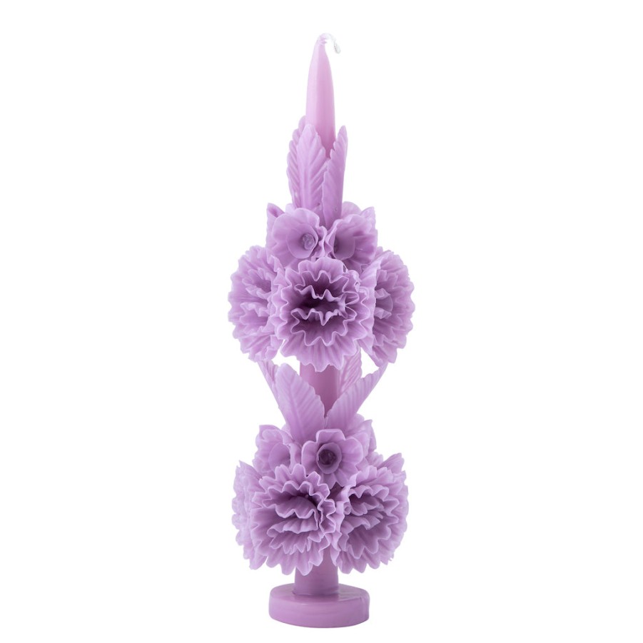 Rarities Oaxacan Floral Candle - Lilac Online