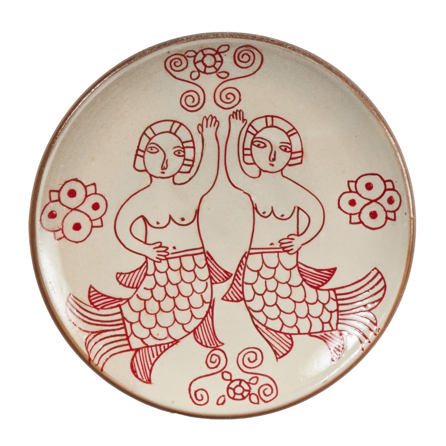 Malaika Sea Bride Dinner Plate - Red Best