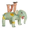 Claudia Rankin Elephant Candelabra New