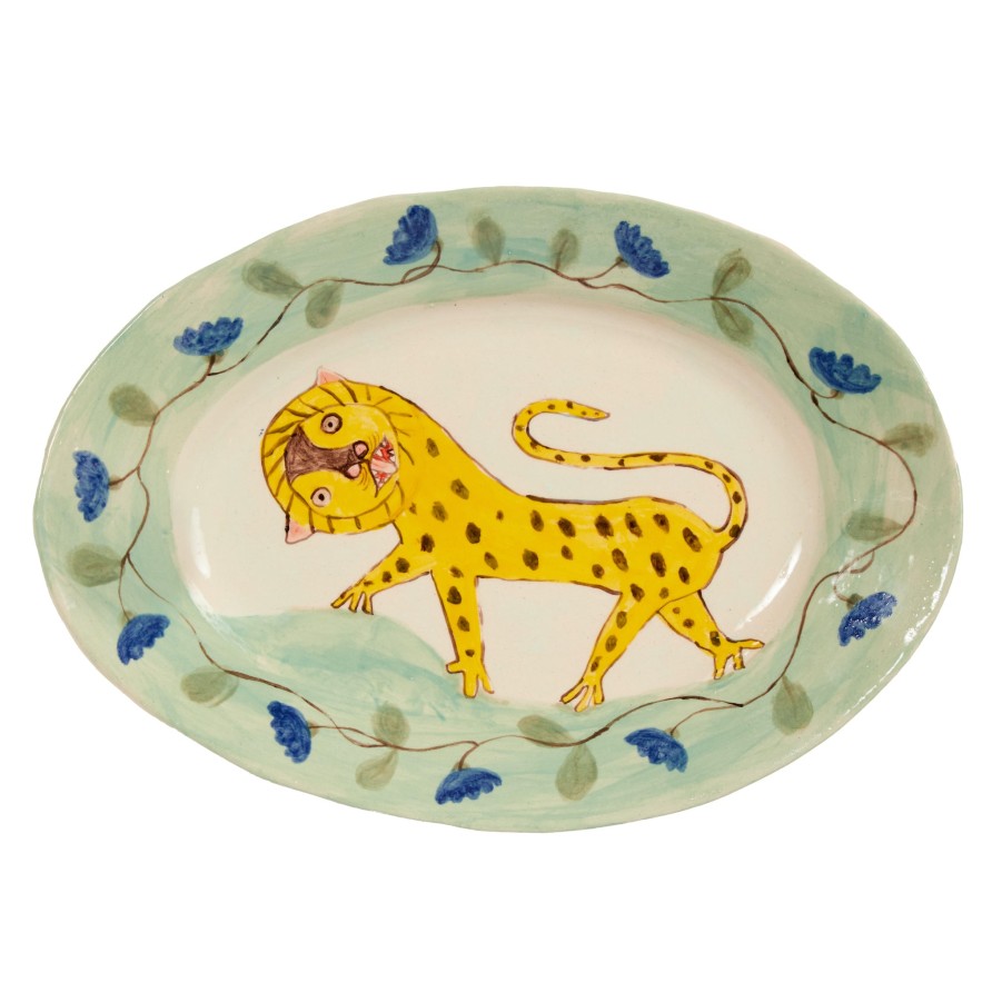 Claudia Rankin Lion And Clematis Plate Online