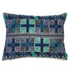 Kissweh Embroidered Pillow - Ensaf Indigo & Emerald Best