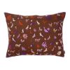 Kissweh Embroidered Pillow - Birds Chocolate New