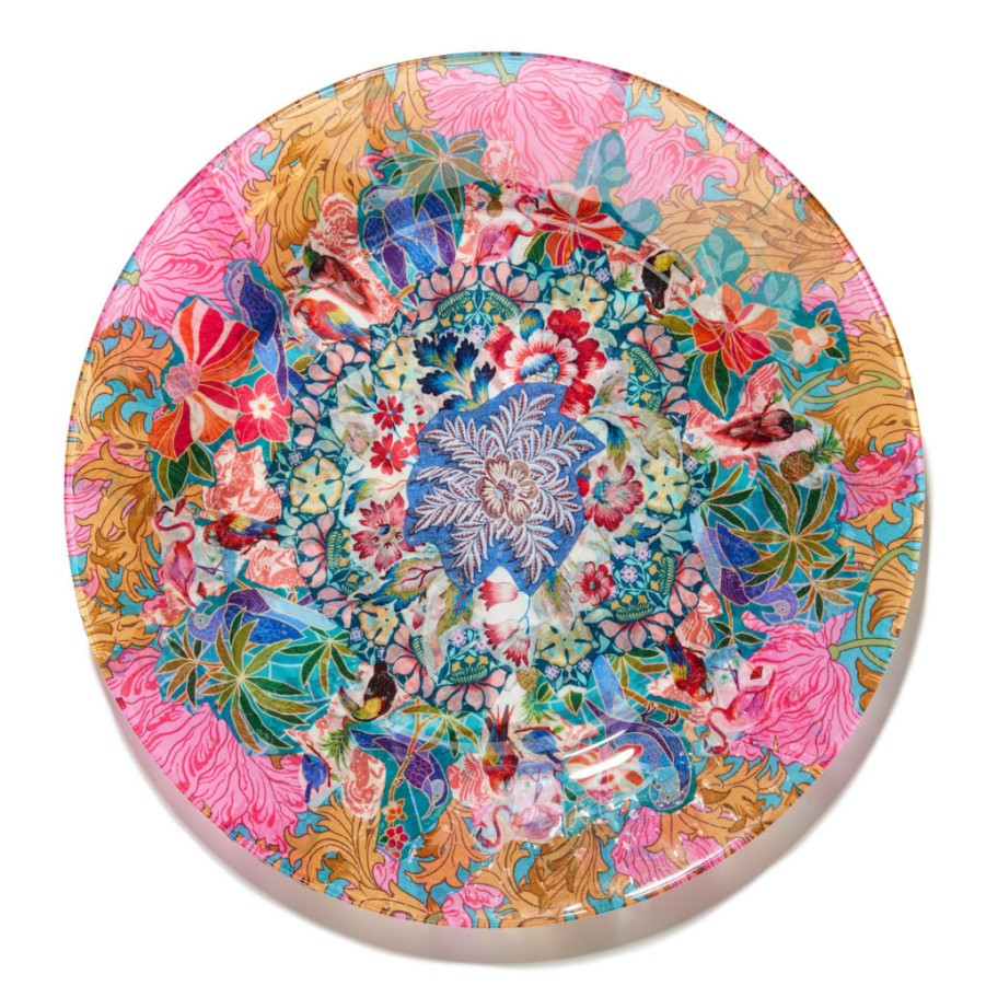 Michelle Kim Enchanted Spirits Decoupage Plate No. 1 New