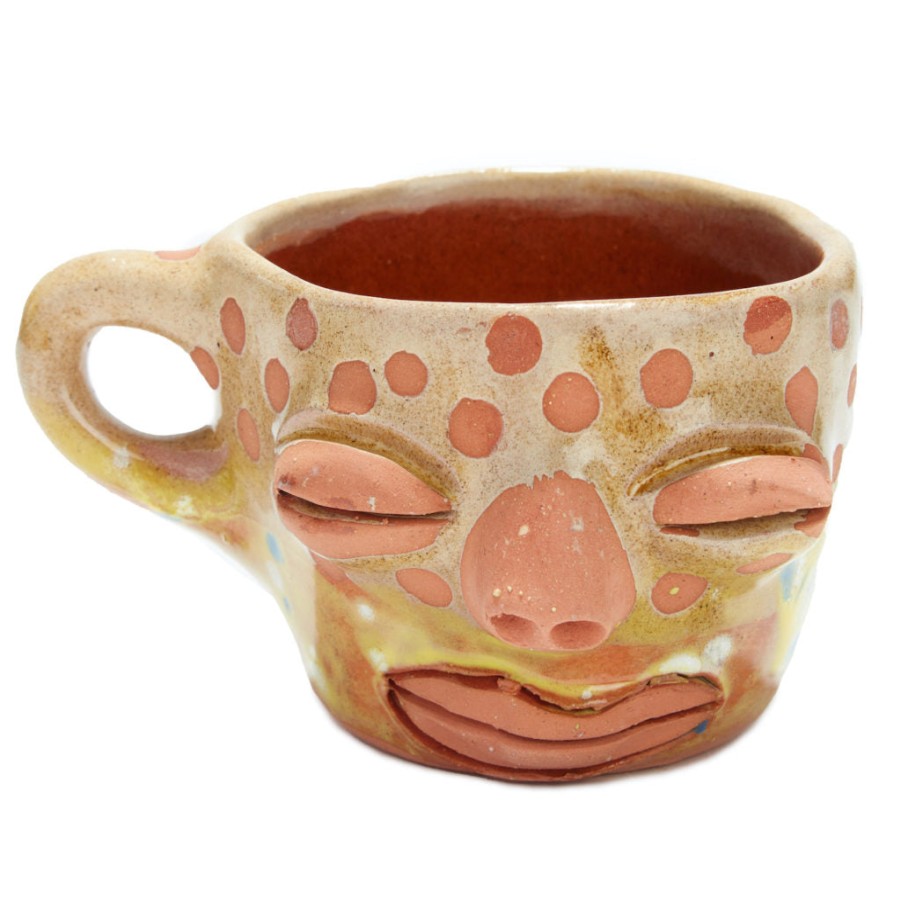 Cara de Planta Face Mug - White Dot Hot